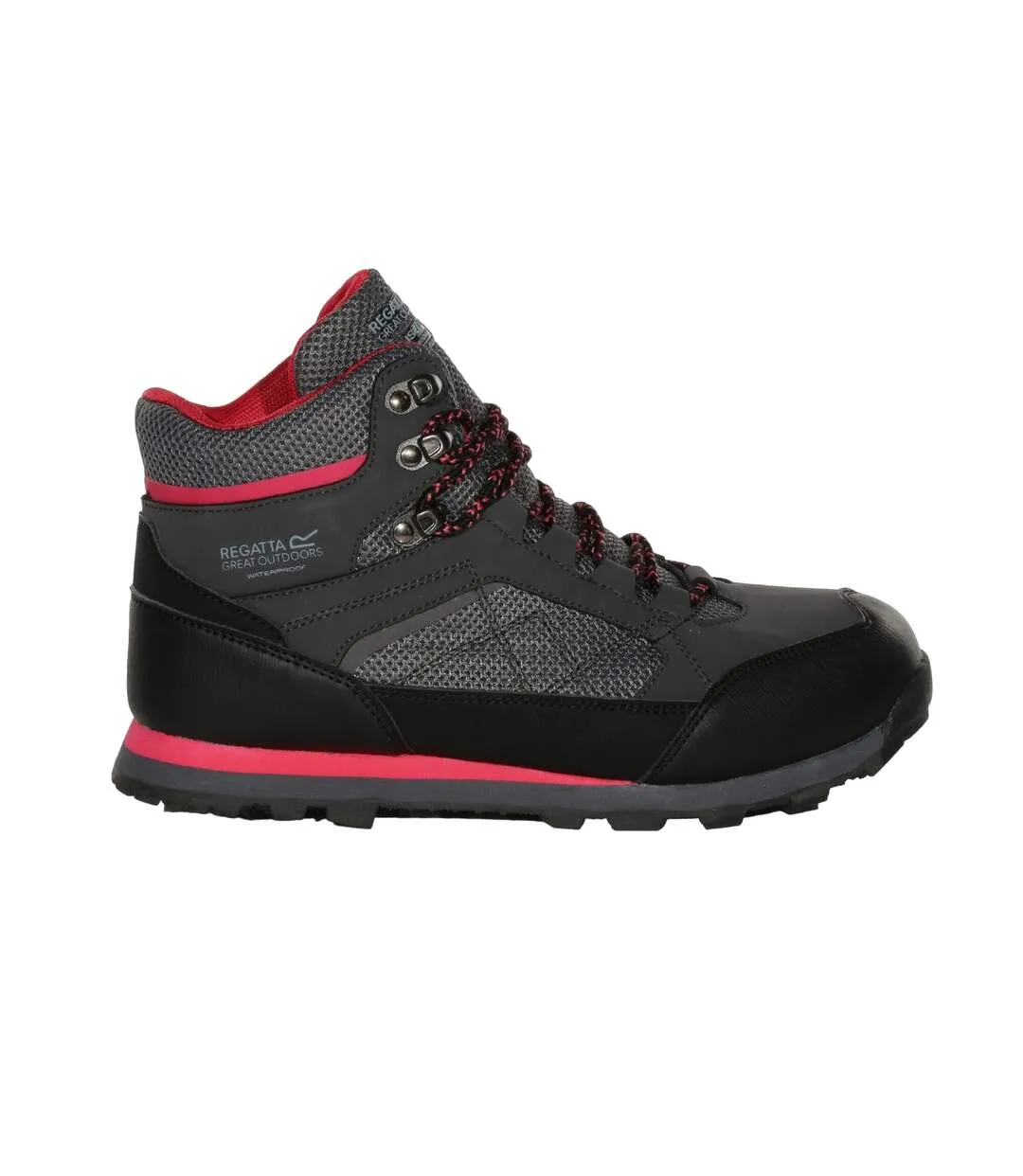 Womens/ladies lady vendeavour pro walking boots ash/pink potion Regatta