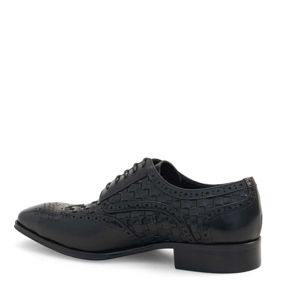 Woven Calf Wing Tip Derby